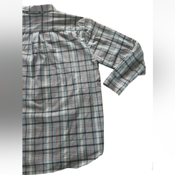 Tommy Bahama Gray Plaid Men’s Button-down Shirt, Size XXL - Picture 6 of 7
